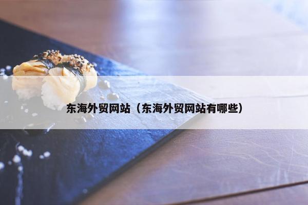 东海外贸网站（东海外贸网站有哪些）