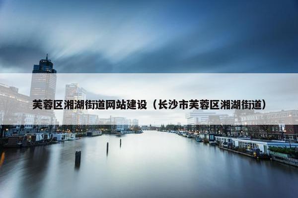芙蓉区湘湖街道网站建设（长沙市芙蓉区湘湖街道）