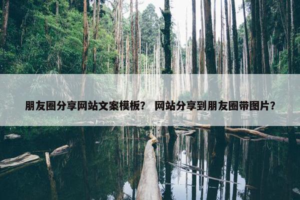 朋友圈分享网站文案模板？ 网站分享到朋友圈带图片？