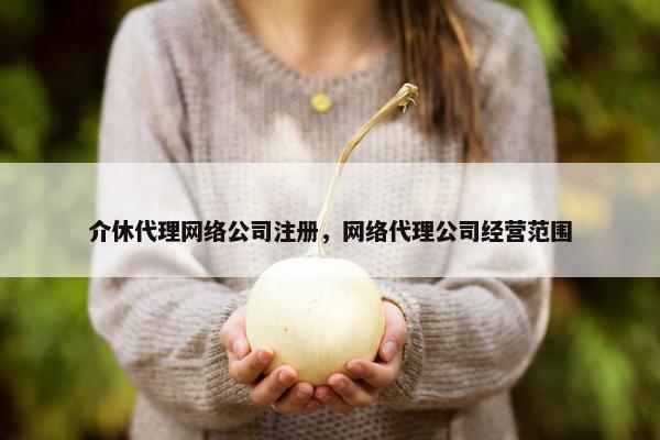 介休代理网络公司注册，网络代理公司经营范围