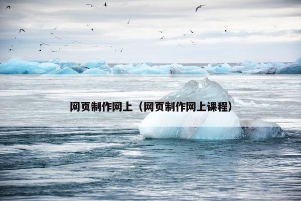 网页制作网上（网页制作网上课程）