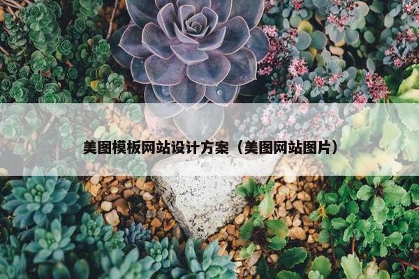 美图模板网站设计方案（美图网站图片）