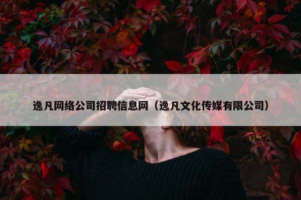 逸凡网络公司招聘信息网（逸凡文化传媒有限公司）