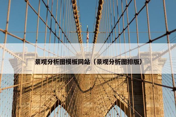 景观分析图模板网站（景观分析图排版）