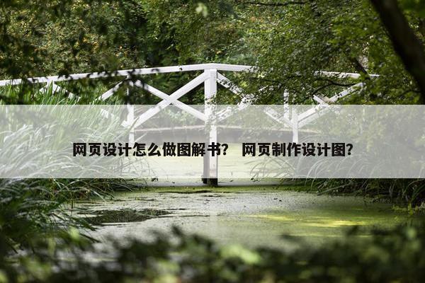网页设计怎么做图解书？ 网页制作设计图？