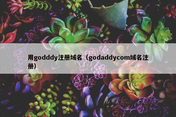 用godddy注册域名（godaddycom域名注册）