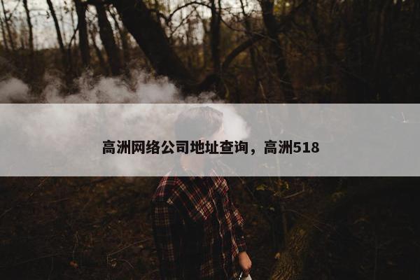 高洲网络公司地址查询，高洲518