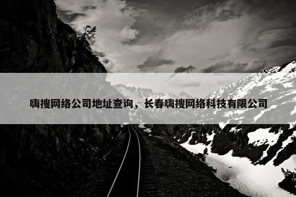 嗨搜网络公司地址查询，长春嗨搜网络科技有限公司