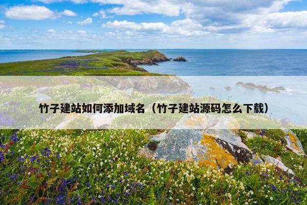 竹子建站如何添加域名（竹子建站源码怎么下载）