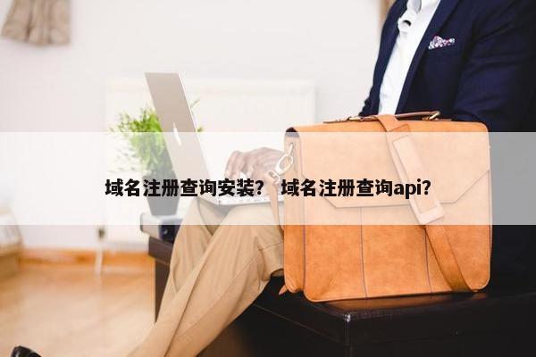 域名注册查询安装？ 域名注册查询api？