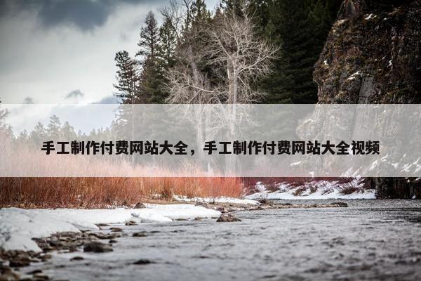 手工制作付费网站大全，手工制作付费网站大全视频