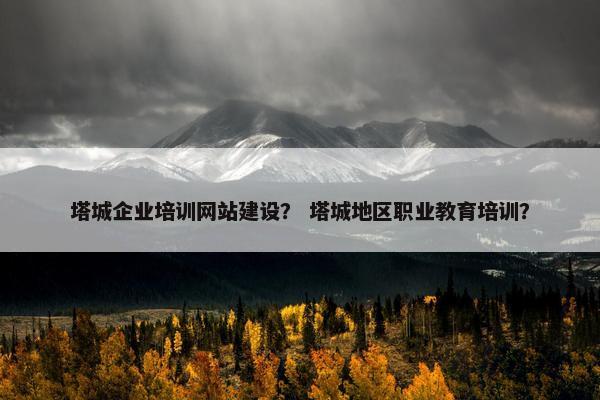 塔城企业培训网站建设？ 塔城地区职业教育培训？