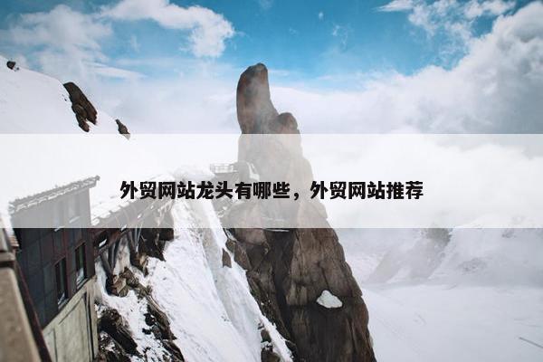 外贸网站龙头有哪些，外贸网站推荐