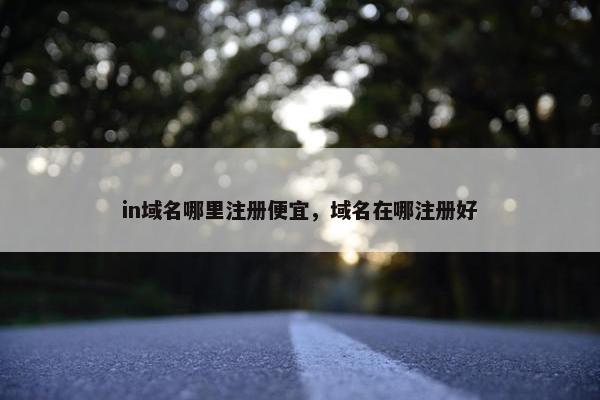 in域名哪里注册便宜，域名在哪注册好