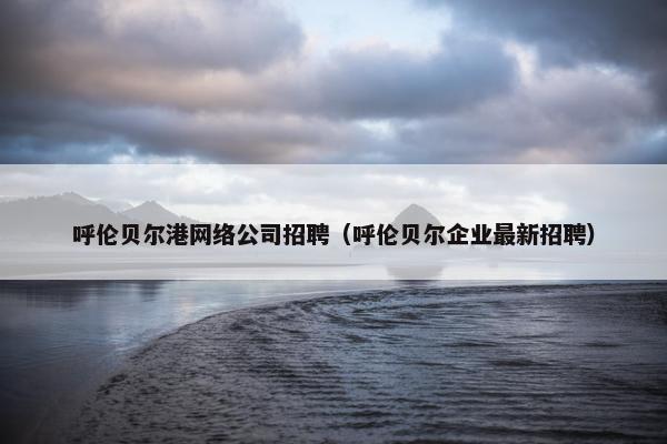呼伦贝尔港网络公司招聘（呼伦贝尔企业最新招聘）