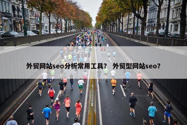 外贸网站seo分析常用工具？ 外贸型网站seo？