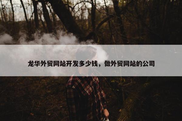龙华外贸网站开发多少钱，做外贸网站的公司