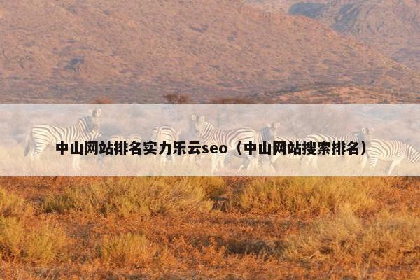 中山网站排名实力乐云seo（中山网站搜索排名）
