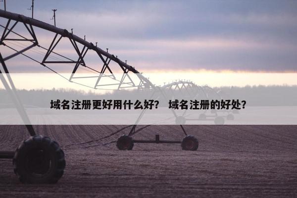 域名注册更好用什么好？ 域名注册的好处？
