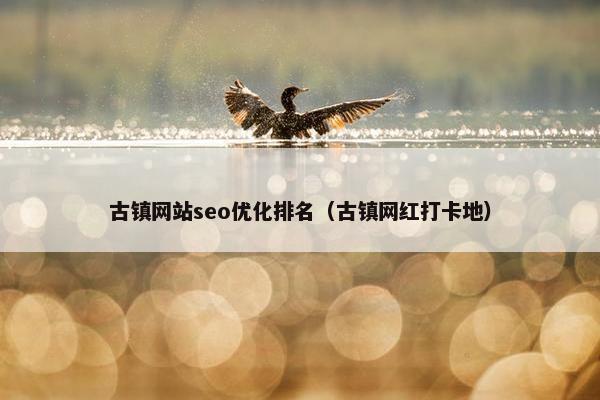 古镇网站seo优化排名（古镇网红打卡地）
