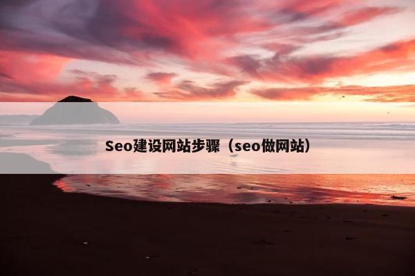 Seo建设网站步骤（seo做网站）