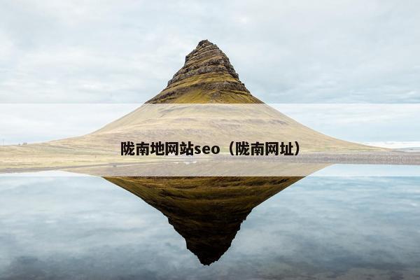 陇南地网站seo（陇南网址）