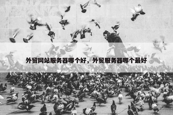 外贸网站服务器哪个好，外贸服务器哪个最好