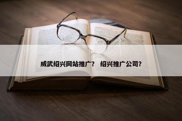 威武绍兴网站推广？ 绍兴推广公司？