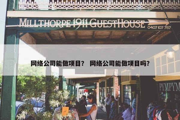 网络公司能做项目？ 网络公司能做项目吗？