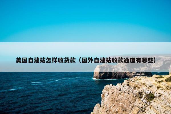 美国自建站怎样收货款（国外自建站收款通道有哪些）
