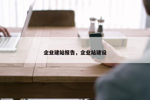 企业建站报告，企业站建设