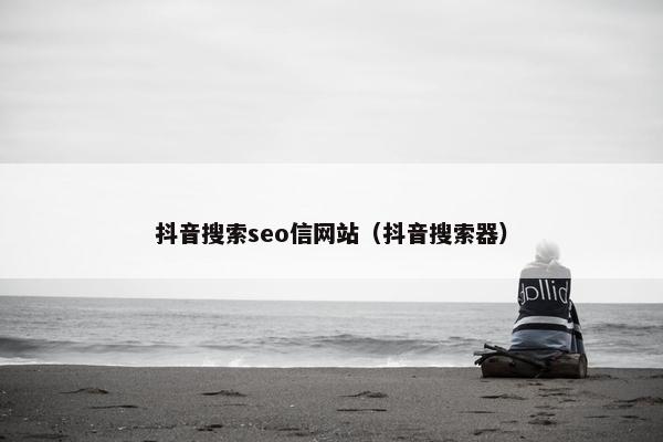 抖音搜索seo信网站（抖音搜索器）
