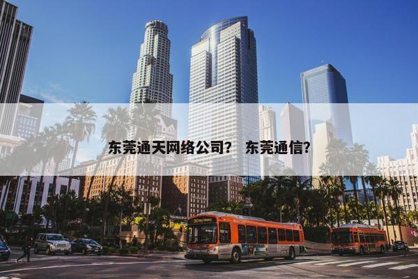 东莞通天网络公司？ 东莞通信？