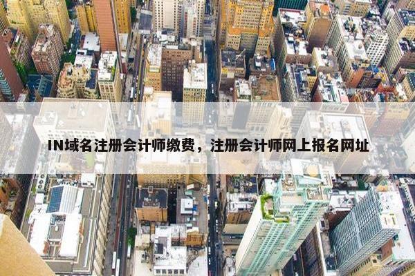 IN域名注册会计师缴费，注册会计师网上报名网址
