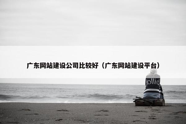 广东网站建设公司比较好（广东网站建设平台）