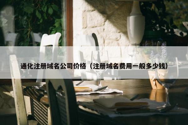 通化注册域名公司价格（注册域名费用一般多少钱）