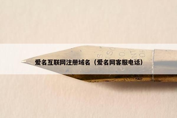 爱名互联网注册域名（爱名网客服电话）
