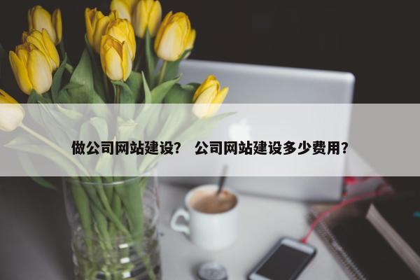 做公司网站建设？ 公司网站建设多少费用？