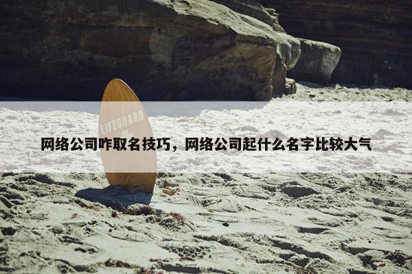 网络公司咋取名技巧，网络公司起什么名字比较大气