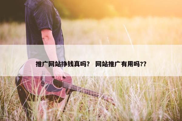 推广网站挣钱真吗？ 网站推广有用吗?？