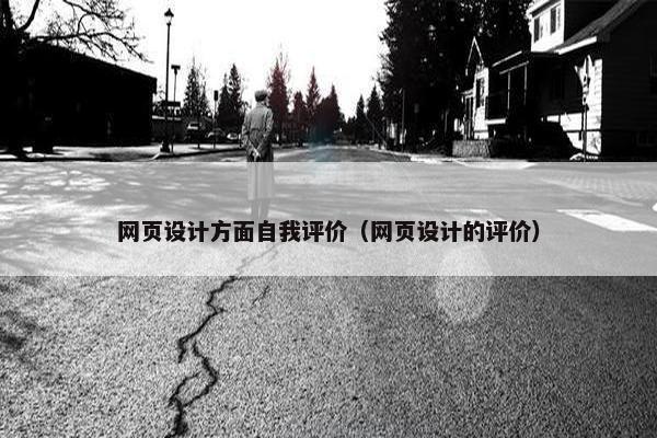 网页设计方面自我评价（网页设计的评价）