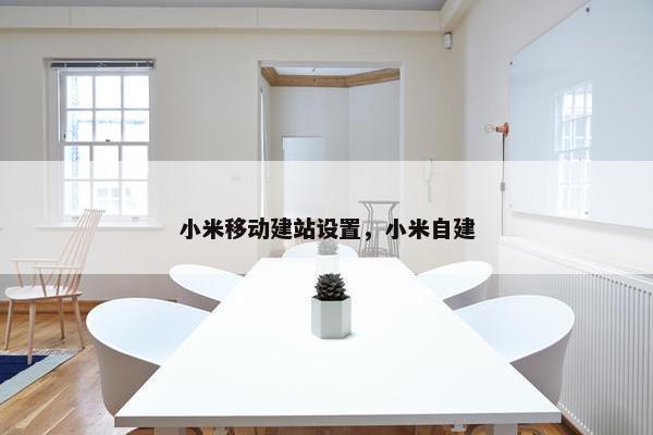 小米移动建站设置，小米自建