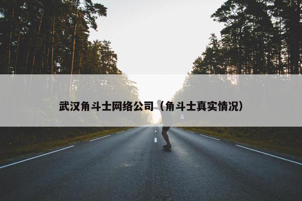 武汉角斗士网络公司（角斗士真实情况）