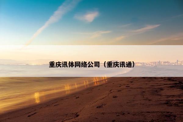 重庆讯体网络公司（重庆讯通）