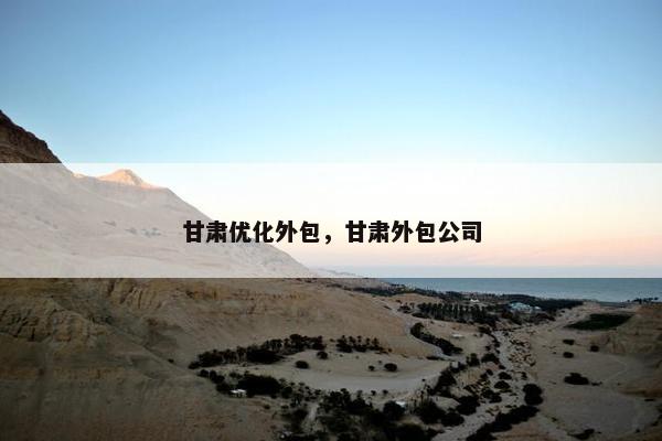 甘肃优化外包，甘肃外包公司