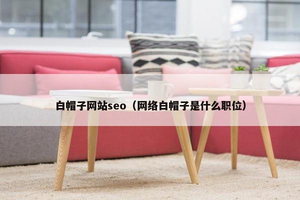 白帽子网站seo（网络白帽子是什么职位）