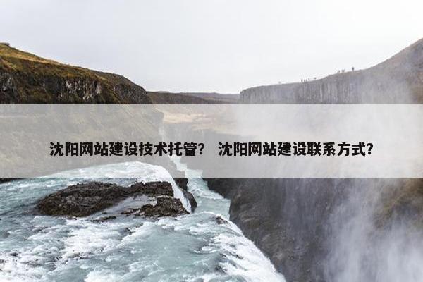 沈阳网站建设技术托管？ 沈阳网站建设联系方式？