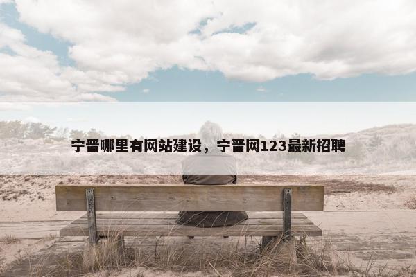 宁晋哪里有网站建设，宁晋网123最新招聘