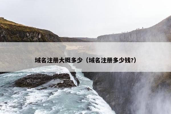 域名注册大概多少（域名注册多少钱?）