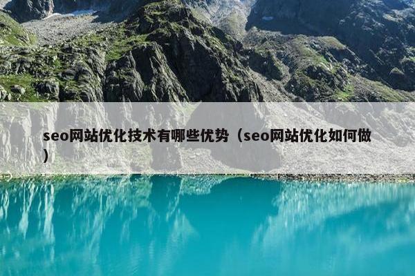 seo网站优化技术有哪些优势（seo网站优化如何做）